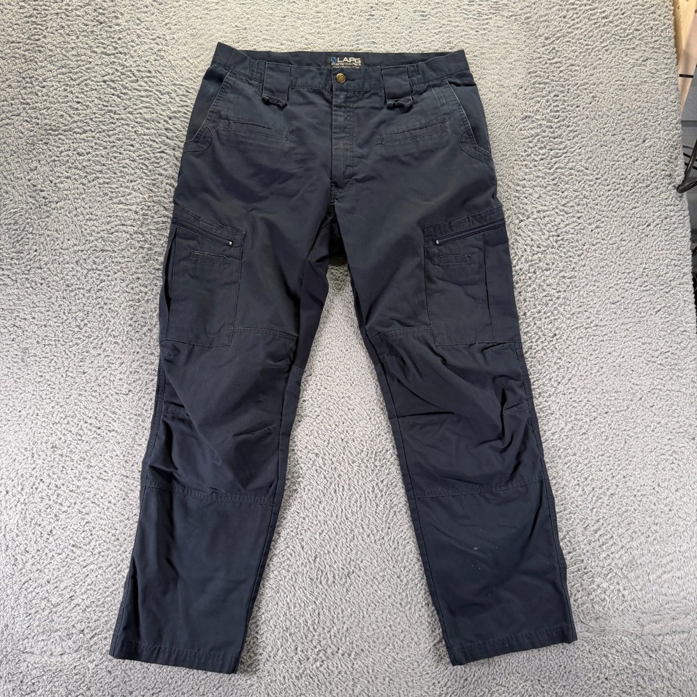 LA Police Gear Pant Mens 36x32 Blue Cargo Straight Leg Ripstop Tactical Uniform